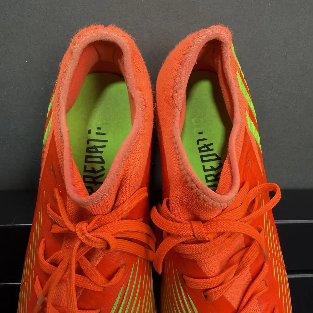 Adidas Predator Soccer Cleats Orange Mens Size 6.5